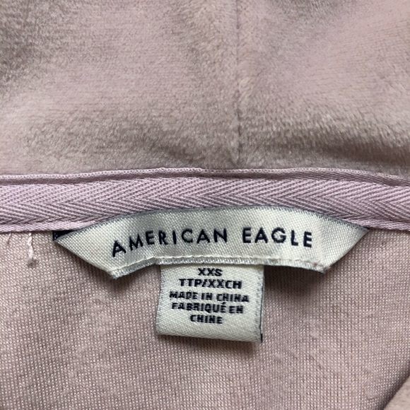 American Eagle velour hoodie - Picture 3 of 3